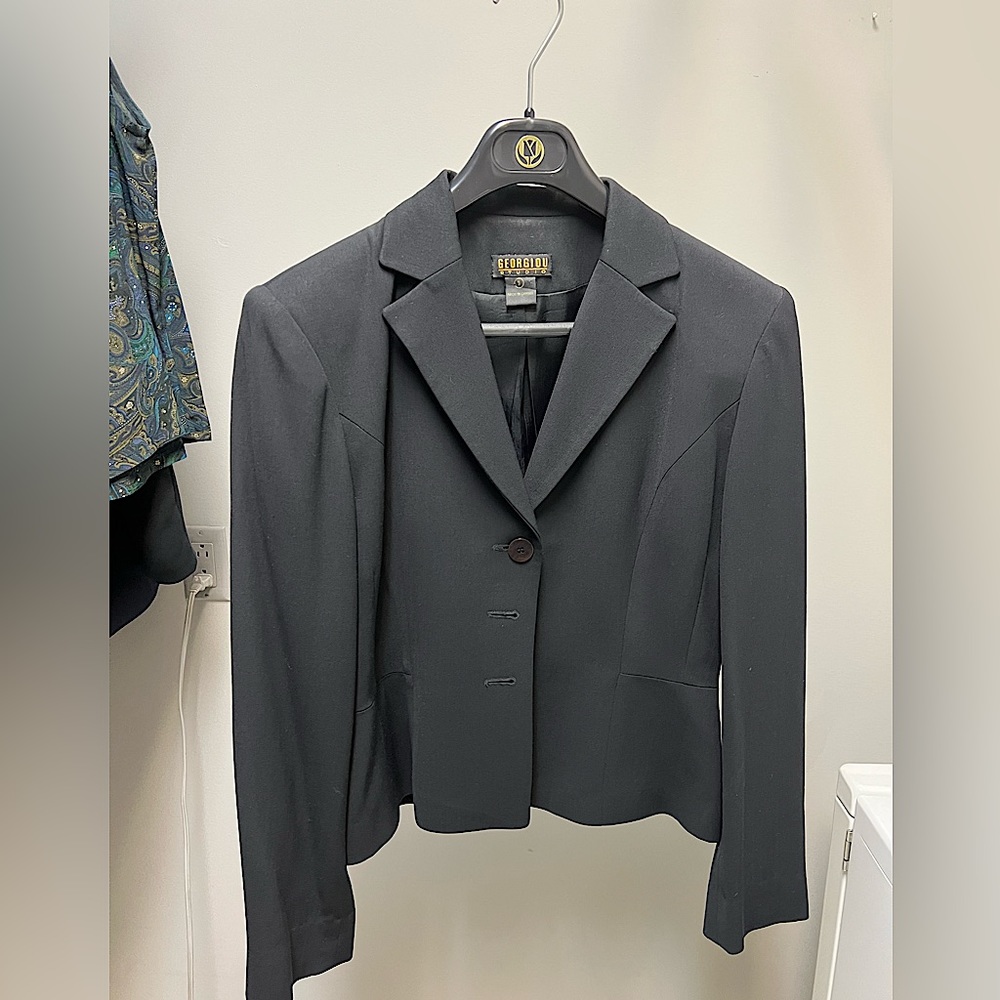 Vintage black suit jacket